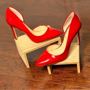 Jessica Simpson Patent Leather Red Pumps
